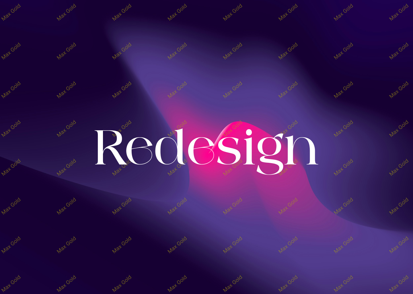 Project poster: Max-Gold Design